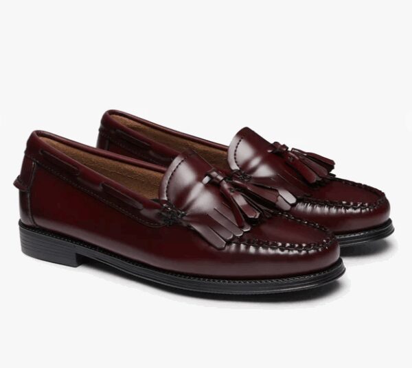 GH BASS – MOCASSINO NAPPE BORGUNDI
