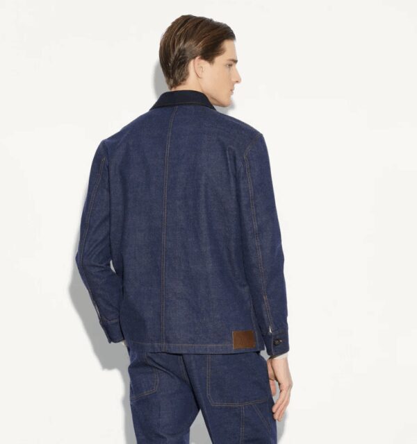 PAOLO PECORA MILANO – GIUBBOTTO DENIM INDACO