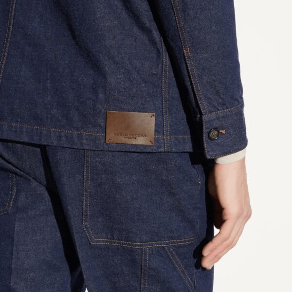PAOLO PECORA MILANO – GIUBBOTTO DENIM INDACO