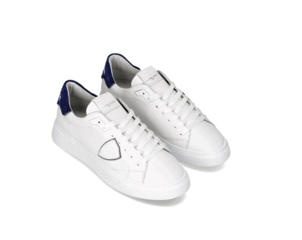 PHILIPPE MODEL – TEMPLE PELLE BIANCO BLU