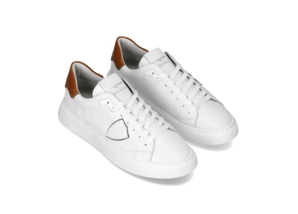 PHILIPPE MODEL – TEMPLE PELLE BIANCO  COGNAC