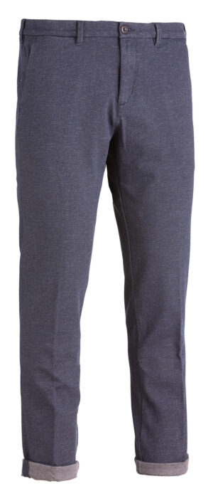 40 WEFT – PANTALONE PUNTINATO BLU