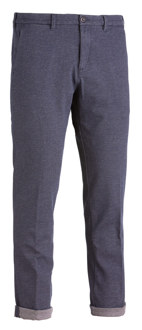 40 WEFT – PANTALONE PUNTINATO BLU