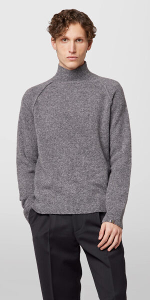ALPHA STUDIO – LUPETTO BOUCLE GRIGIO