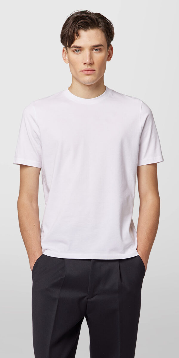 ALPHA STUDIO – T-SHIRT BASIC BIANCO
