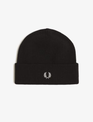 FRED PERRY – CAPPELLO MERINOS NERO