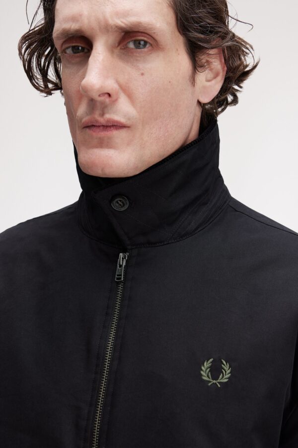 FRED PERRY – CABAN JACKET COTTON NERO