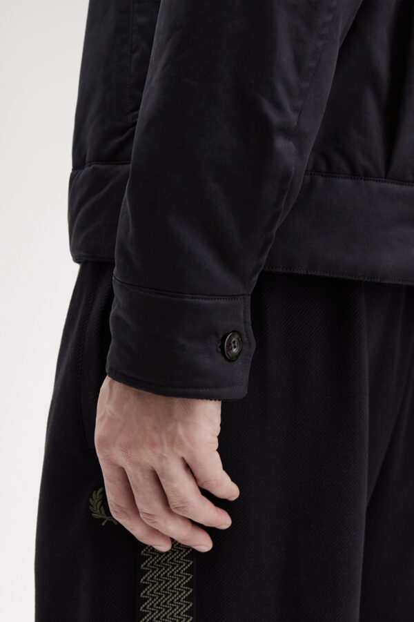 FRED PERRY – CABAN JACKET COTTON NERO