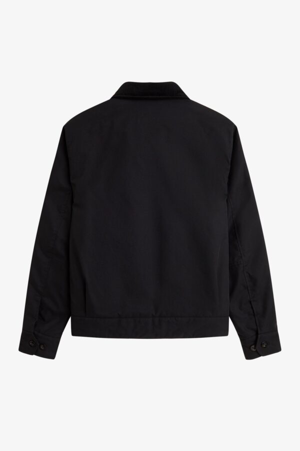 FRED PERRY – CABAN JACKET COTTON NERO