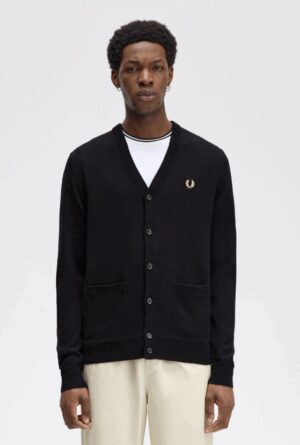 FRED PERRY – CADIGAN MERINS NERO