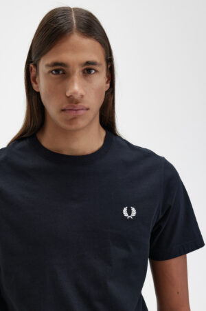 FRED PERRY – T-SHIRT BASIC BLU