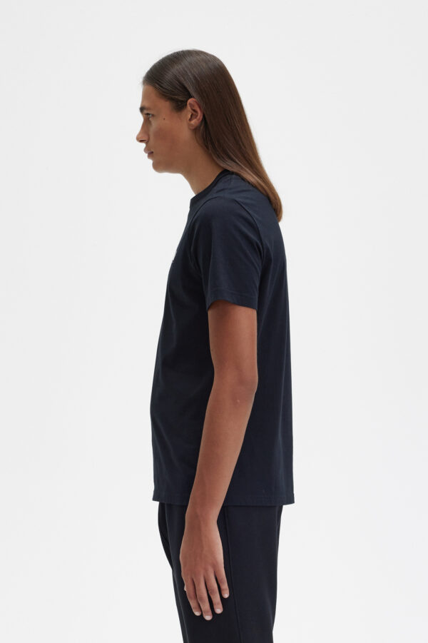 FRED PERRY – T-SHIRT BASIC BLU