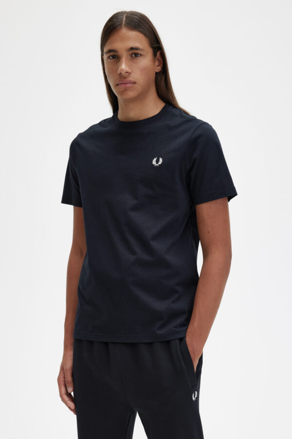 FRED PERRY – T-SHIRT BASIC BLU