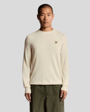 LYLE SCOTT – GIROCOLLO LAMBSWOOL PANNA