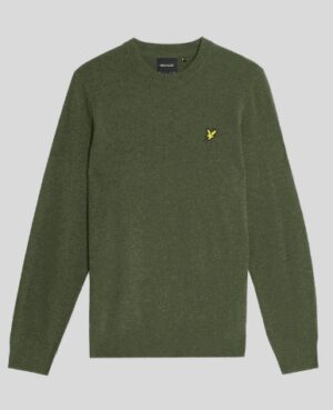 LYLE SCOTT – GIROCOLLO LAMBSWOOL VERDE