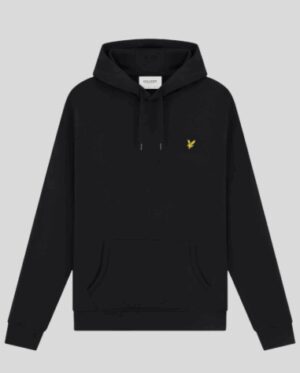 LYLE SCOTT – FELPA CAPPUCCIO NERO