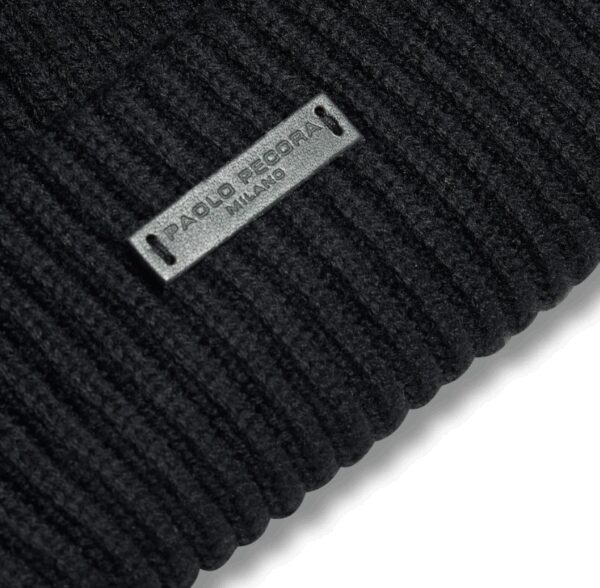PAOLO PECORA MILANO – CAPPELLO LANA NERO