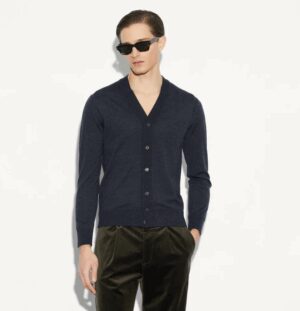 PAOLO PECORA MILANO – CARDIGAN ANTRACITE