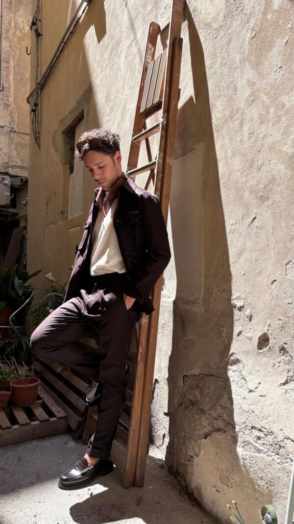 PAOLO PECORA MILANO – OVER SHIRT  MORO
