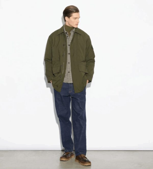PAOLO PECORA MILANO – OVERSHIRT QUADRO CAMMELLO