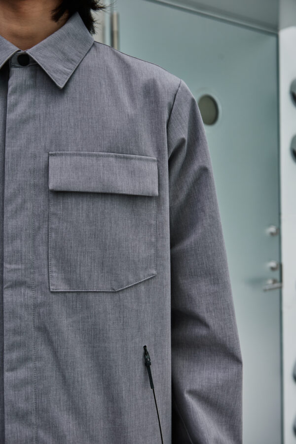PEOPLE OF SHIBUYA – OVERSHIRT FLANELLA GRIGIO
