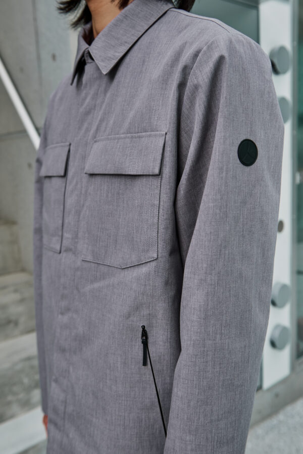 PEOPLE OF SHIBUYA – OVERSHIRT FLANELLA GRIGIO