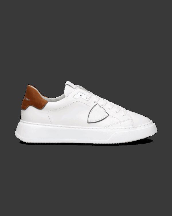 PHILIPPE MODEL – TEMPLE PELLE BIANCO  COGNAC