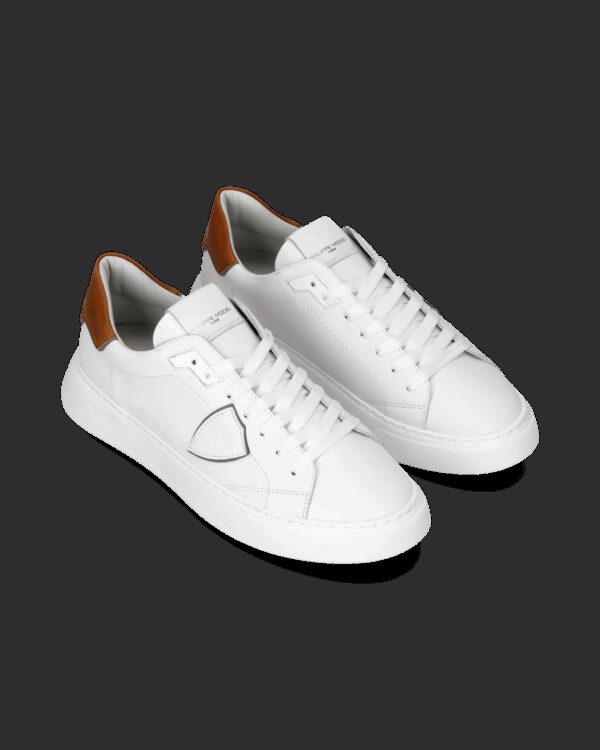 PHILIPPE MODEL – TEMPLE PELLE BIANCO  COGNAC