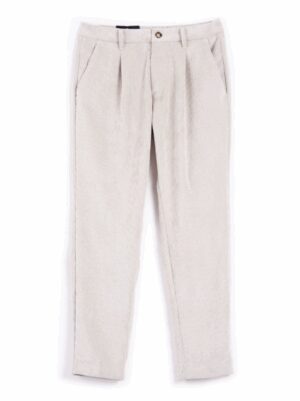QB24 – PANTALONE TEX AVORIO