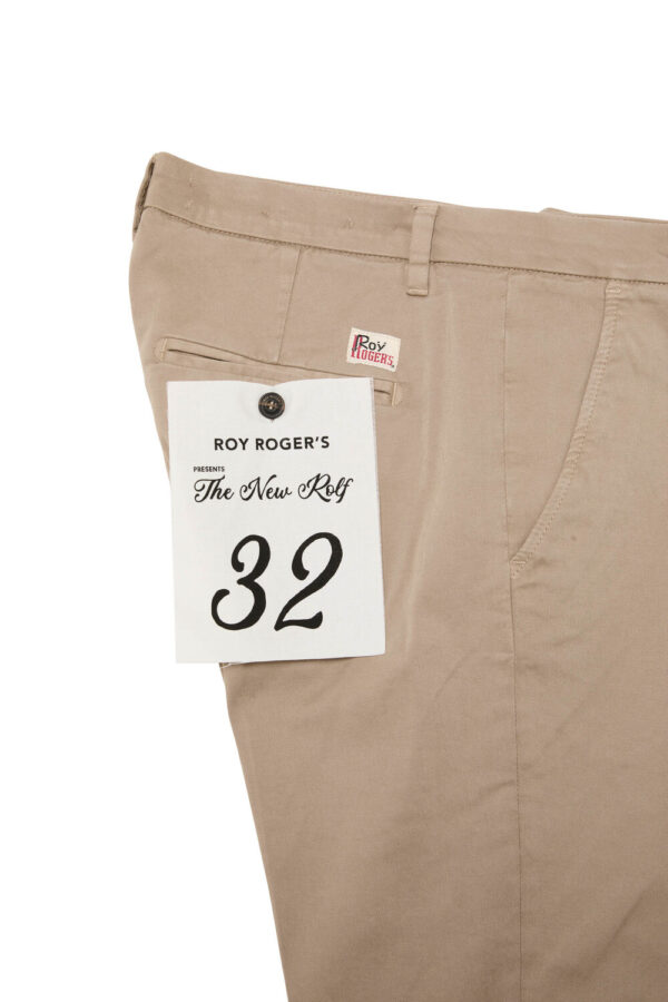 ROY ROGERS – CHINO COTONE FANGO
