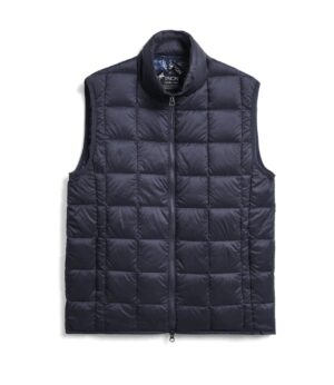 TAION – GILET ZIP BLU