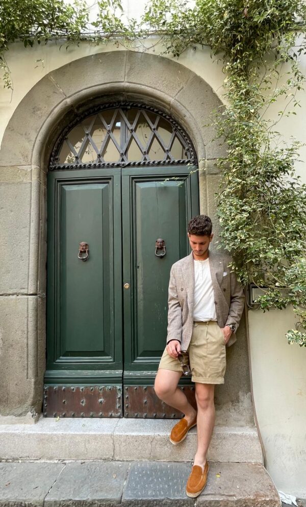FRED PERRY – BERMUDA COTONE SABBIA