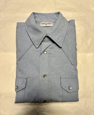 FRONT STREET 8 – CAMICIA MISTO CELESTE