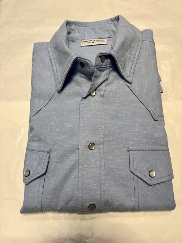 FRONT STREET 8 – CAMICIA MISTO CELESTE
