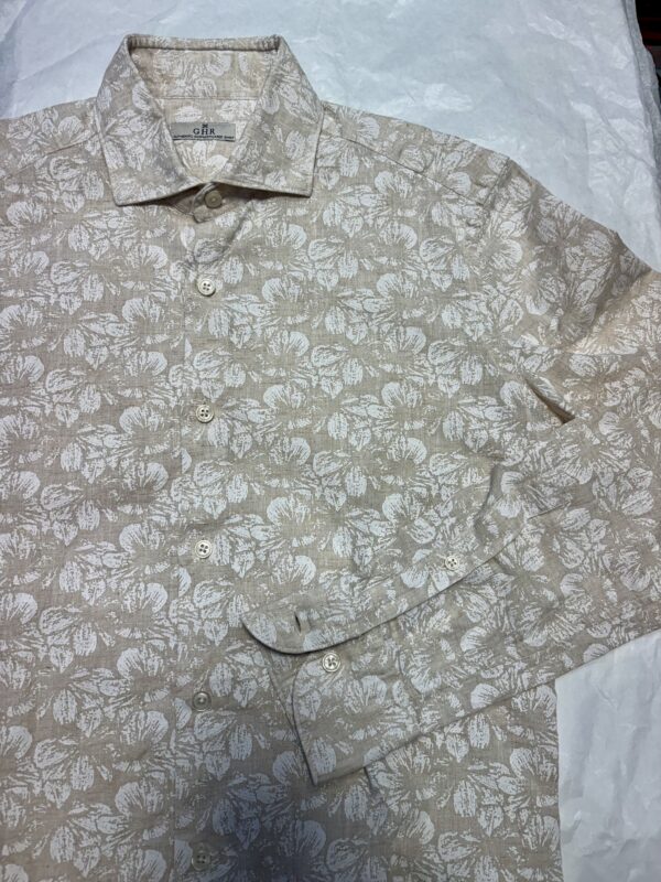 GHR – CAMICIA STAMPA SABBIA