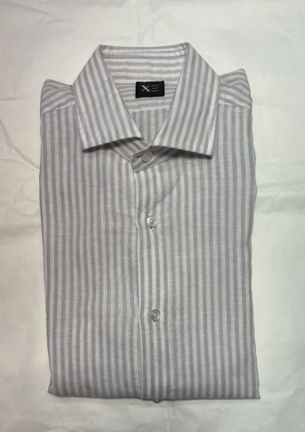 XACUS – CAMICIA BACCHETTATO STUCCO