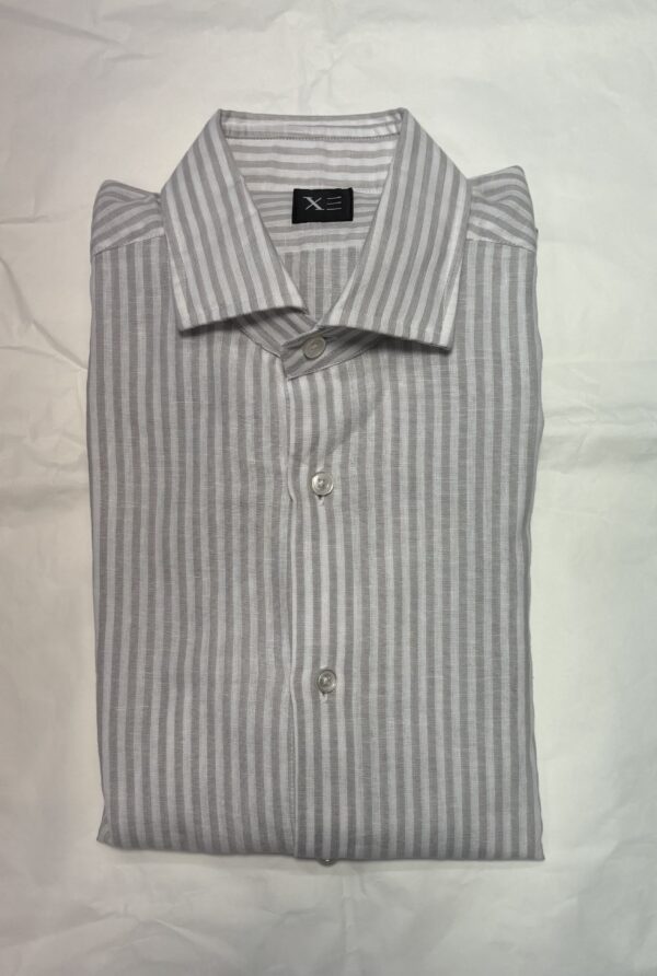XACUS – CAMICIA BACCHETTATO STUCCO