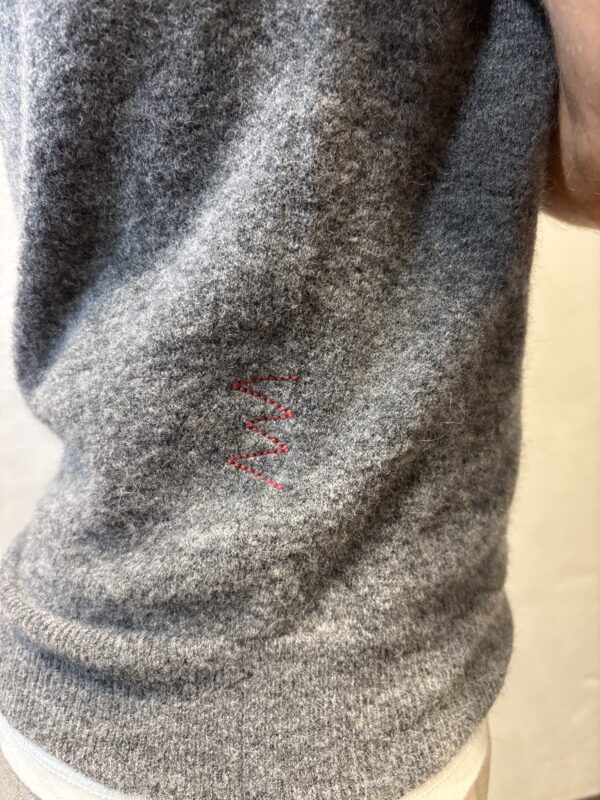 AMARANTO – GILET V GRIGIO
