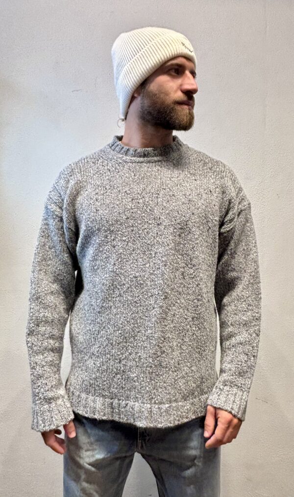 AMARANTO – GIRCOLLO MULINE GRIGIO