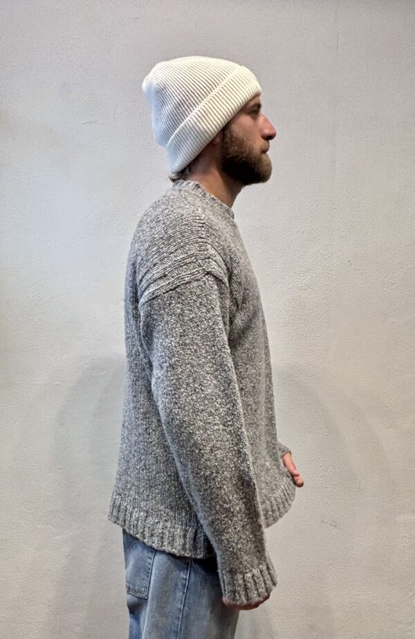 AMARANTO – GIRCOLLO MULINE GRIGIO