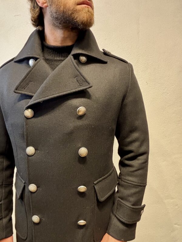 EN AVANCE – CAPPOTTO DOPPIO PETTO NERO