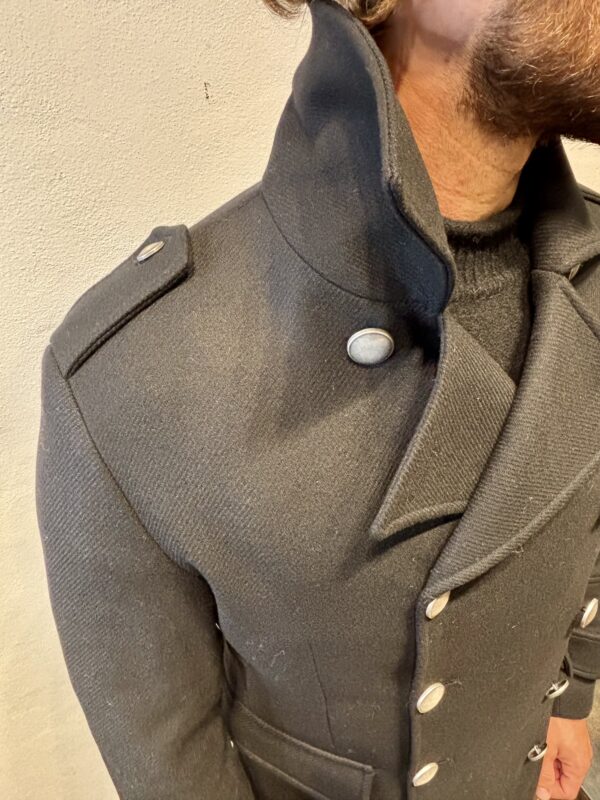 EN AVANCE – CAPPOTTO DOPPIO PETTO NERO