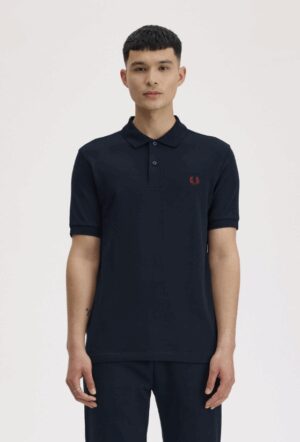 FRED PERRY – POLO NO BORDINO BLU
