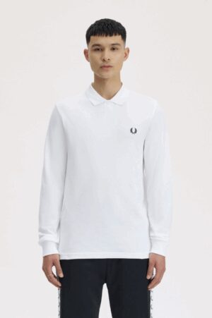 FRED PERRY – POLO M/L BIANCO