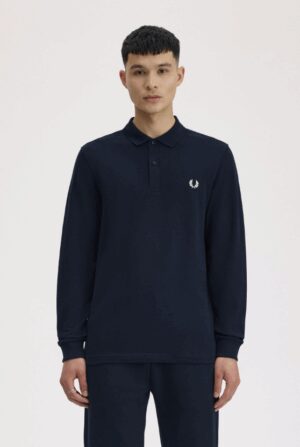 FRED PERRY – POLO M/L BLU