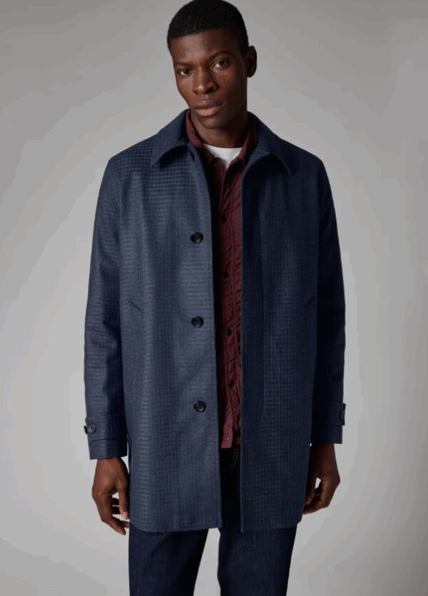 PAUL SMITH – CAPPOTTO SPINATO BLU