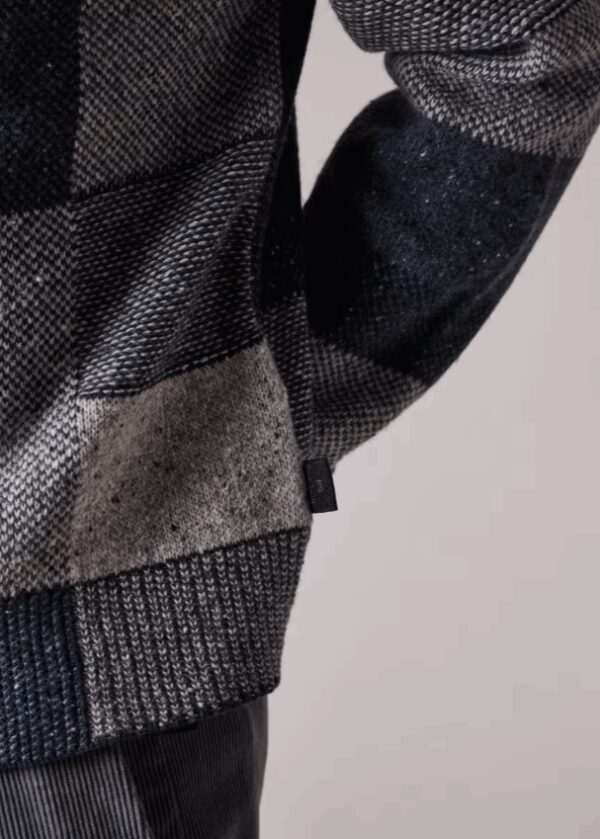 PAUL SMITH – BOMBER QUADRI ZIP BLU