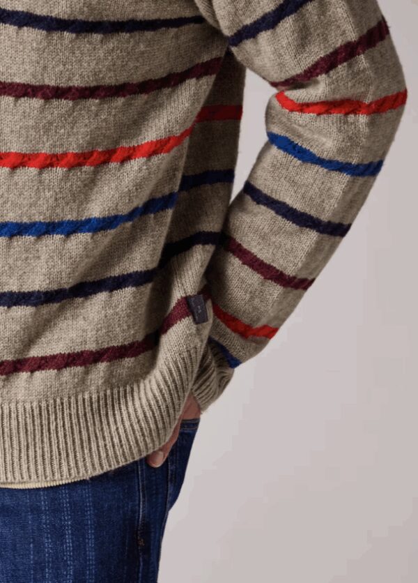 PAUL SMITH – POLO V LANA RIGA SABBIA