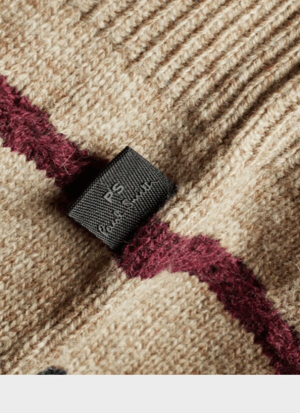 PAUL SMITH – POLO V LANA RIGA SABBIA