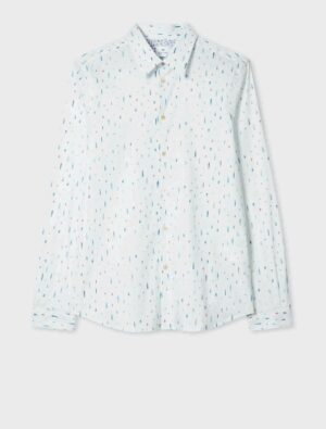 PAUL SMITH – CAMICIA FANTASIA BIANCO